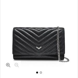 Botkier Soho Quilted Leather Chain Wallet